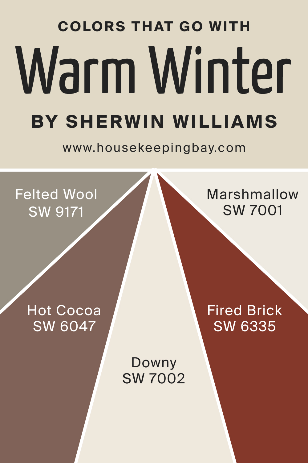 Colors that goes with SW 9506 Warm Winter by Sherwin Williams