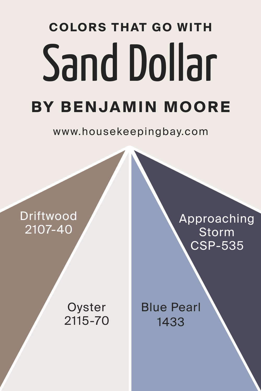 Colors that goes with Sand Dollar OC 71 by Benjamin Moore