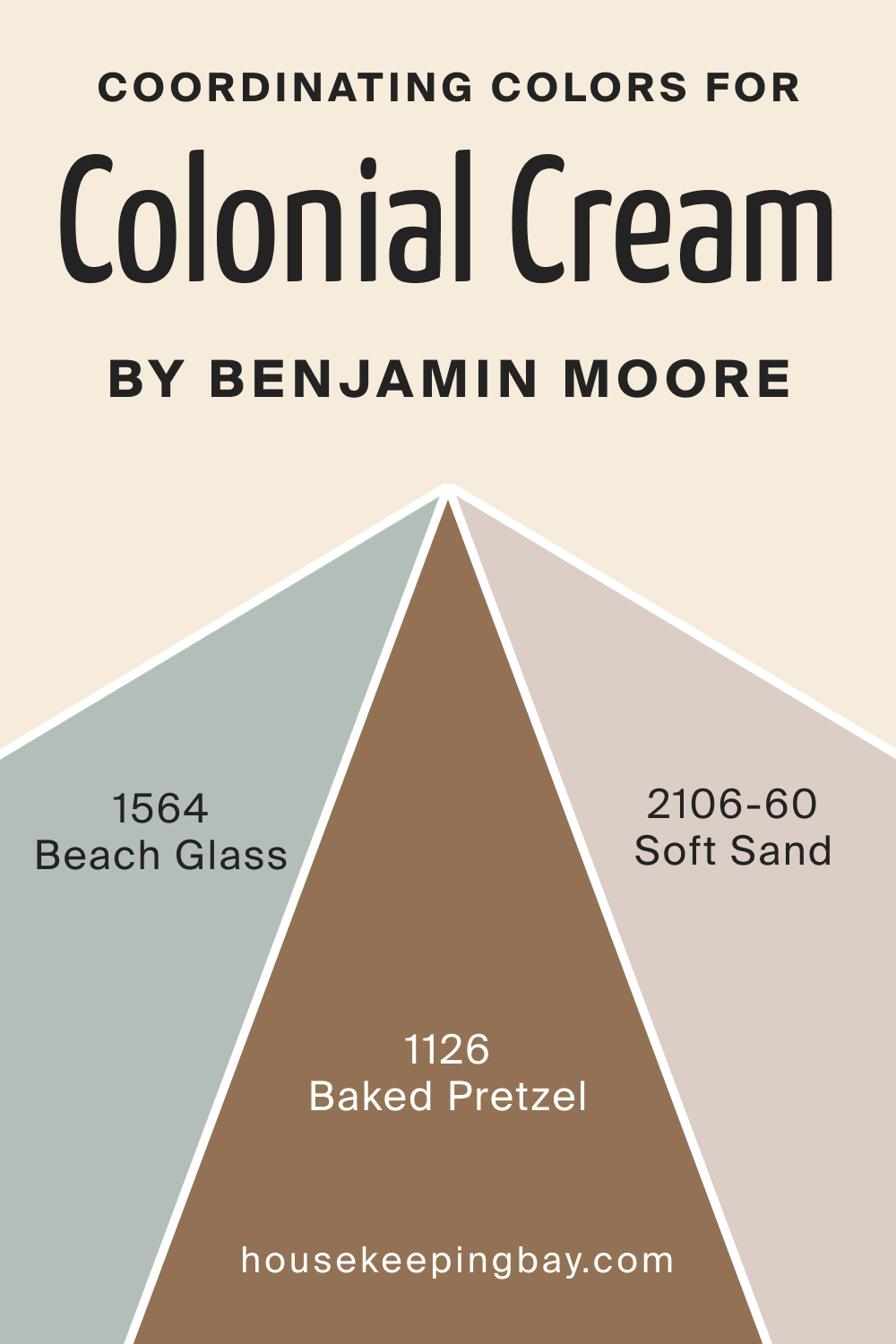 Coordinating Colors for Colonial Cream OC 77 by Benjamin Moore
