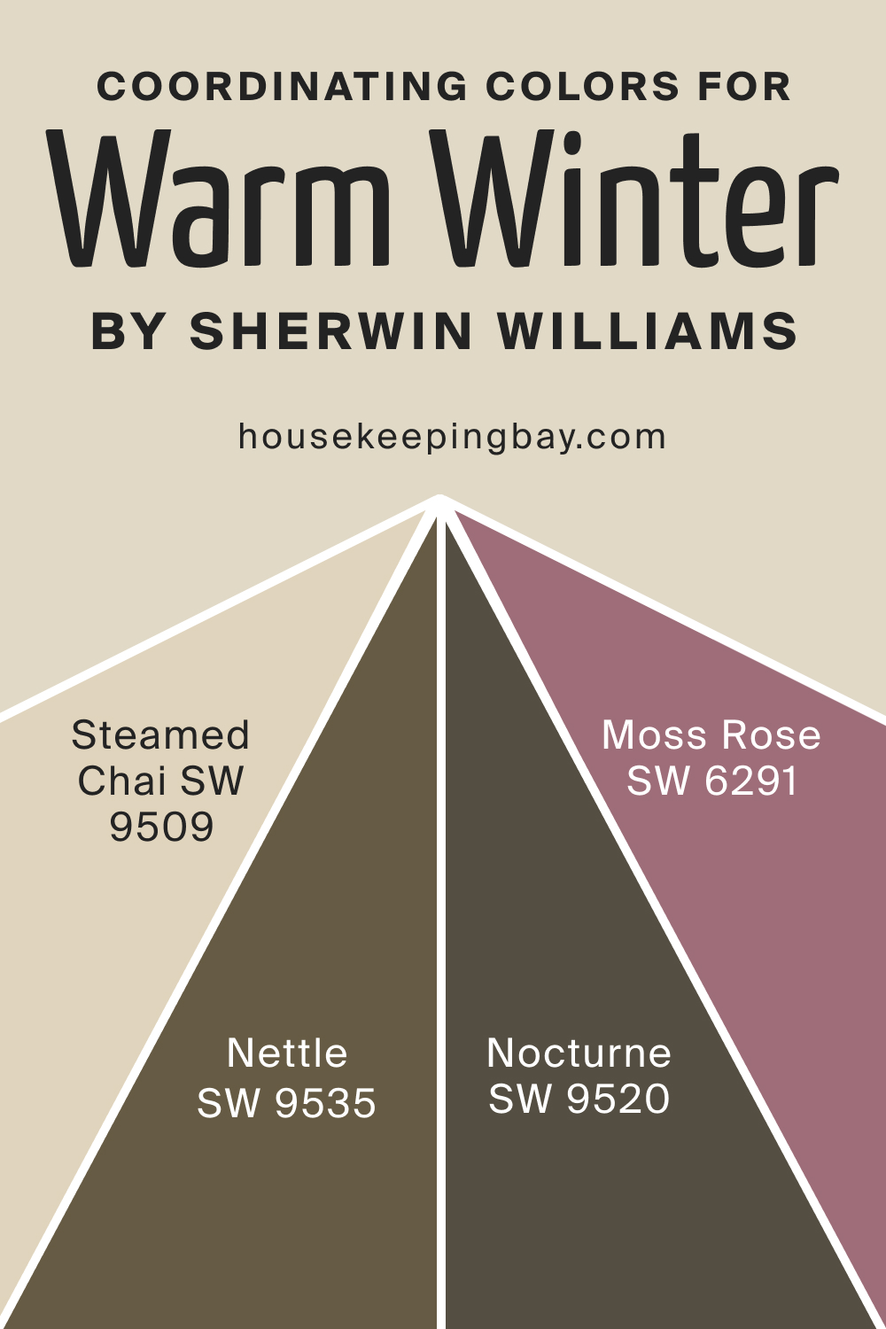 Coordinating Colors for SW 9506 Warm Winter by Sherwin Williams