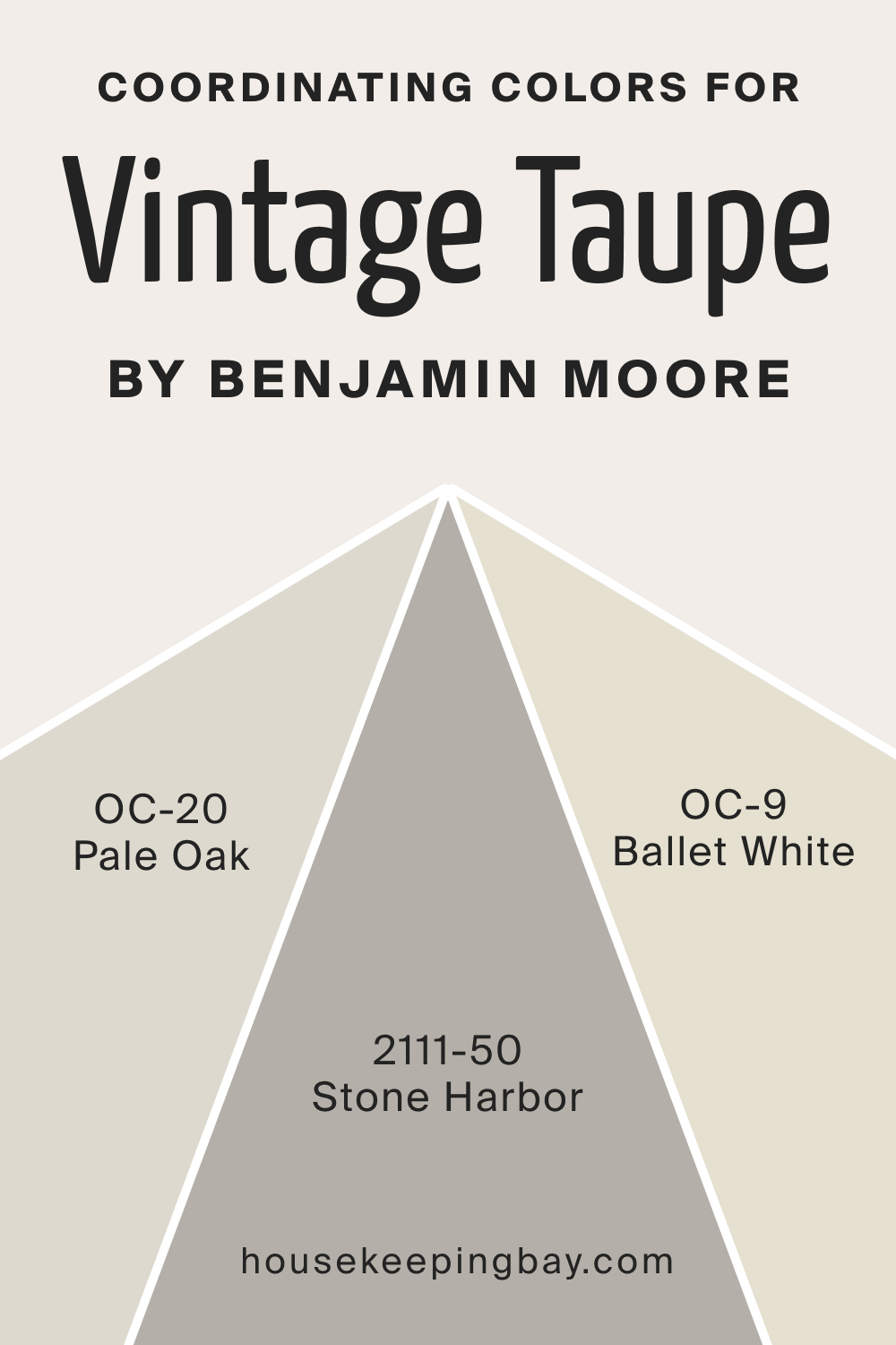 Coordinating Colors for Vintage Taupe 2110 70 by Benjamin Moore