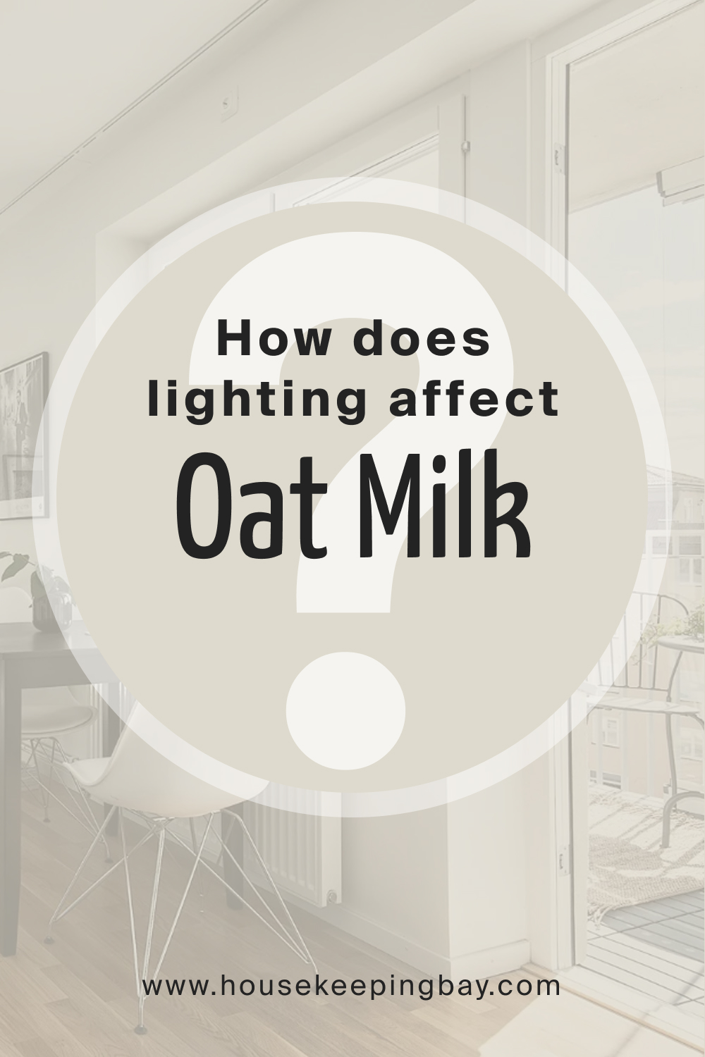 How does lighting affect SW 9501 Oat Milk