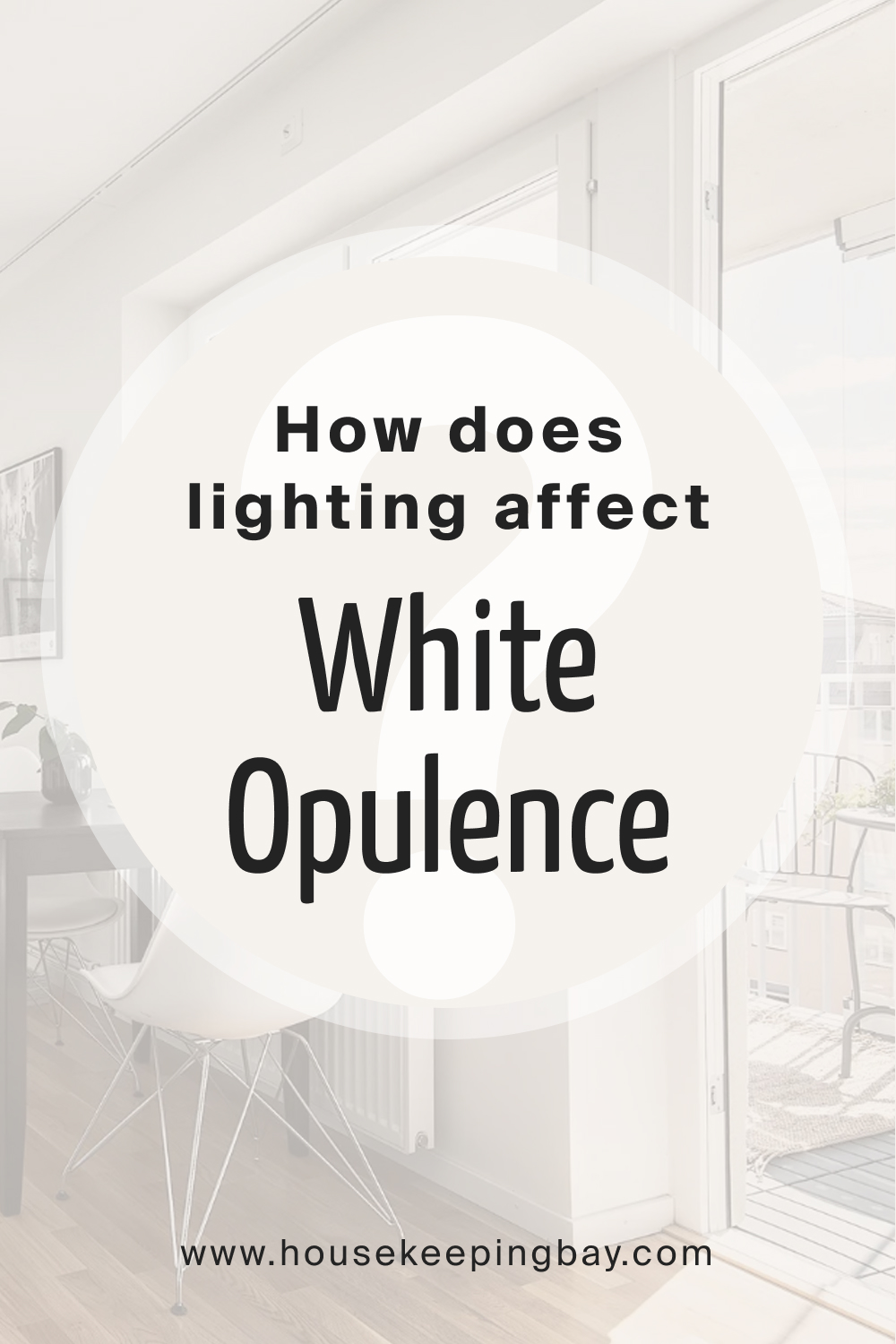 How does lighting affect White Opulence OC 69