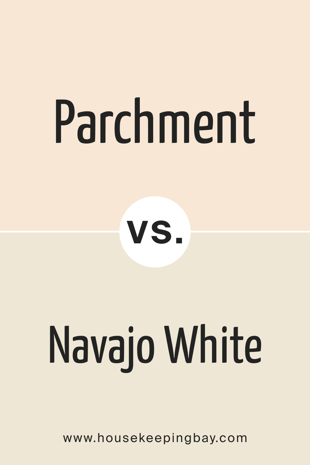 Parchment OC 78 vs.BM OC 95 Navajo White
