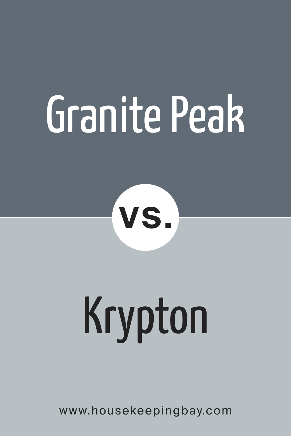 SW 6250 Granite Peak vs. SW 6247 Krypton Paint