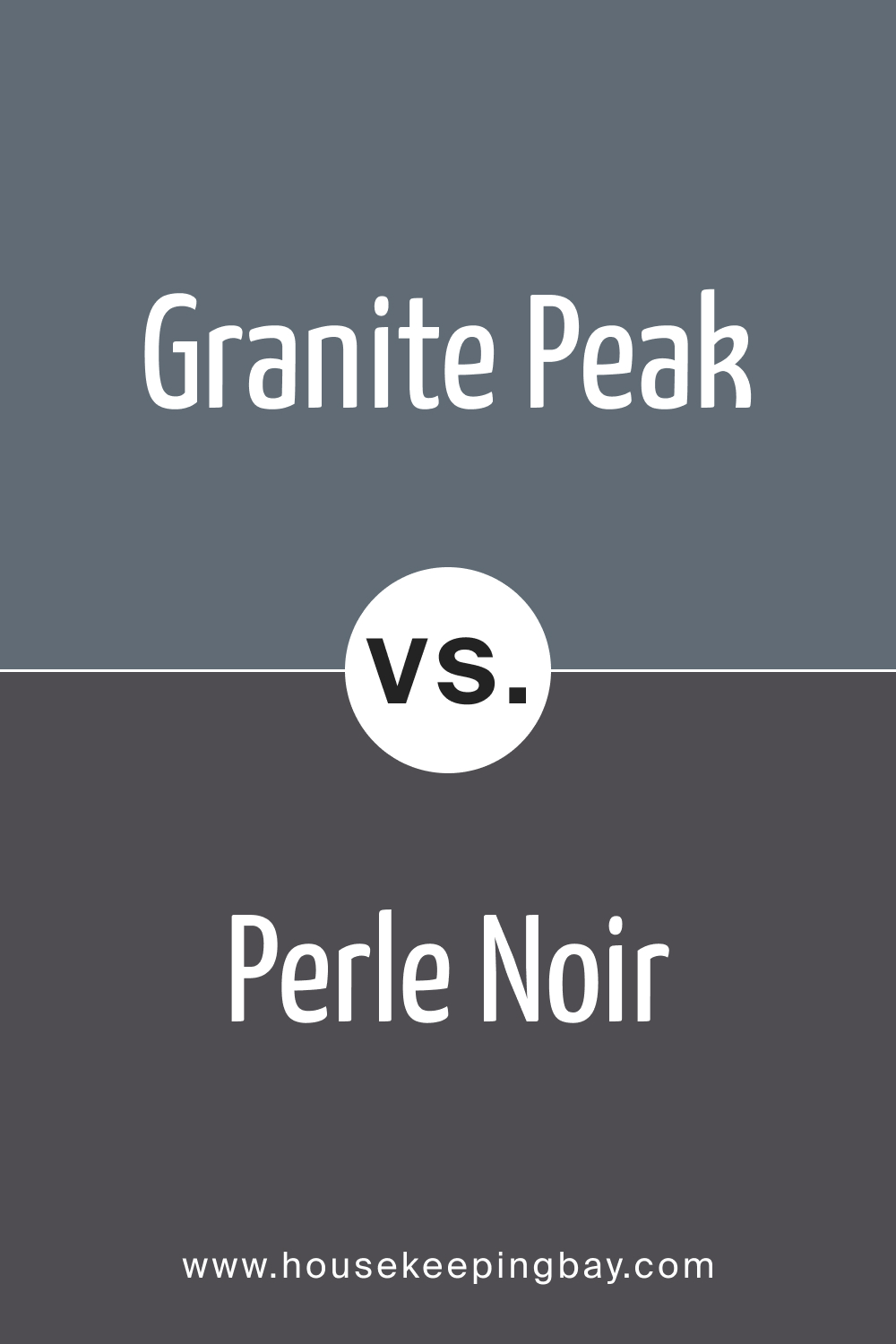 SW 6250 Granite Peak vs. SW 9154 Perle Noir