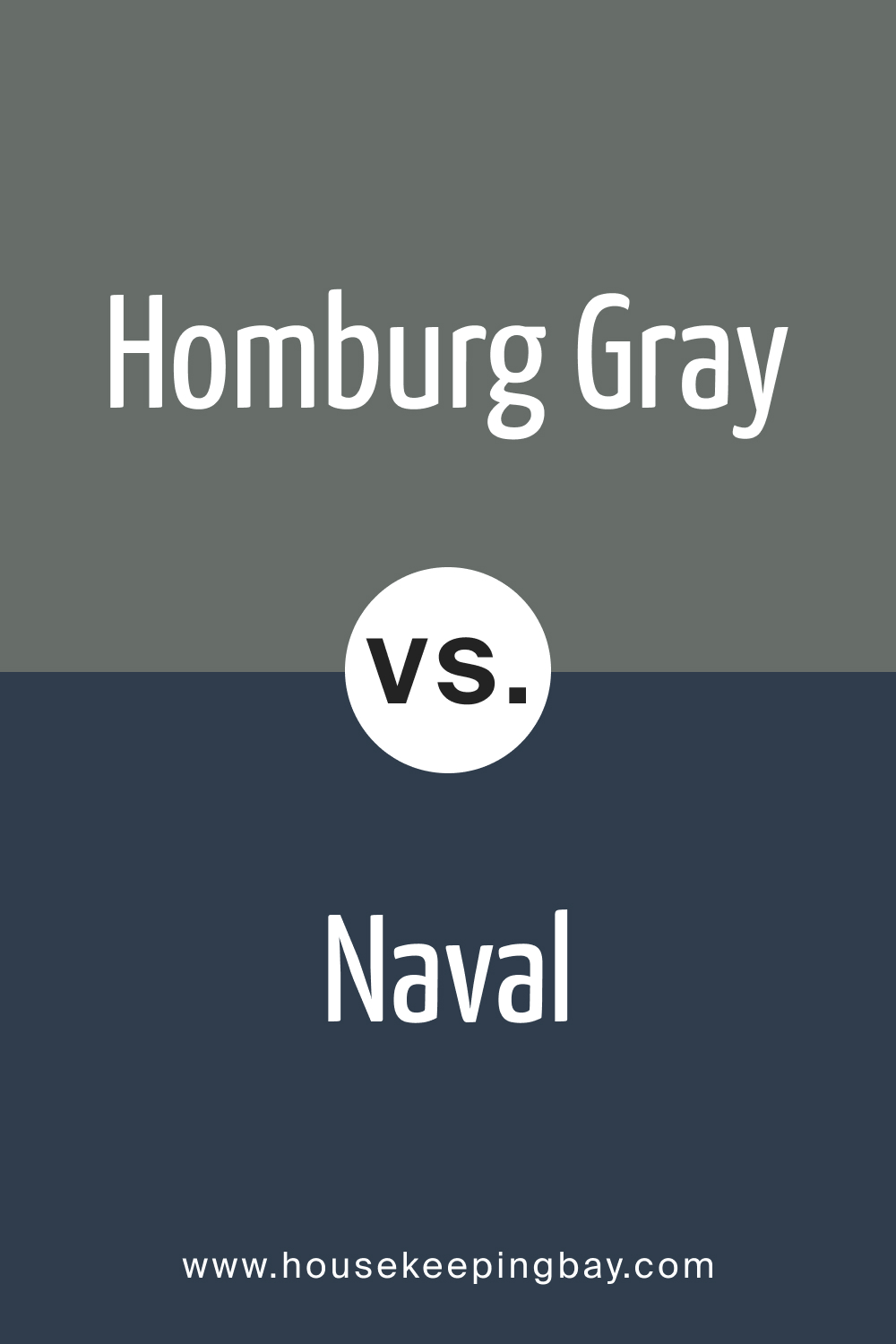 SW 7622 Homburg Gray vs SW Naval