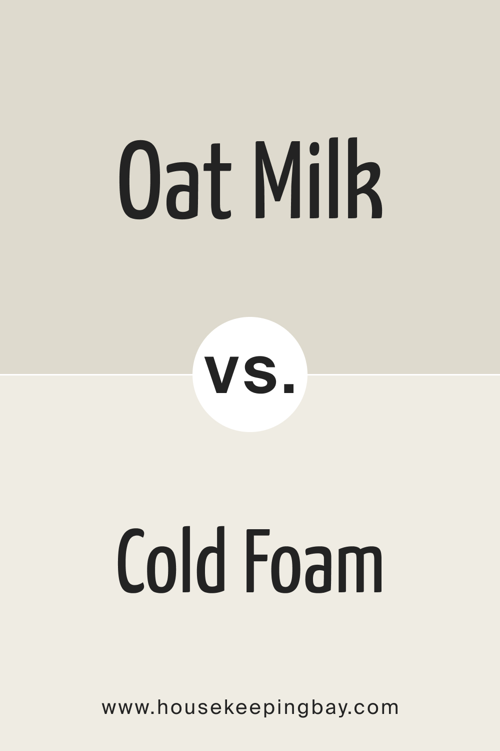 SW 9501 Oat Milk vs SW 9504 Cold Foam
