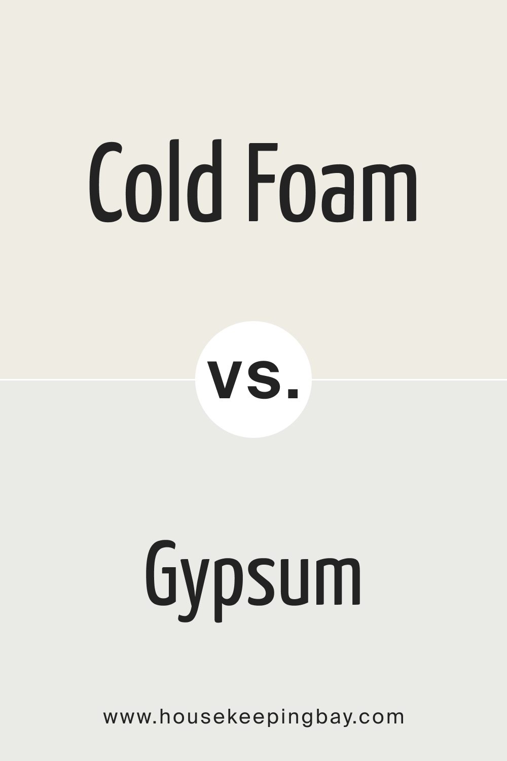 SW 9504 Cold Foam vs SW 9543 Gypsum