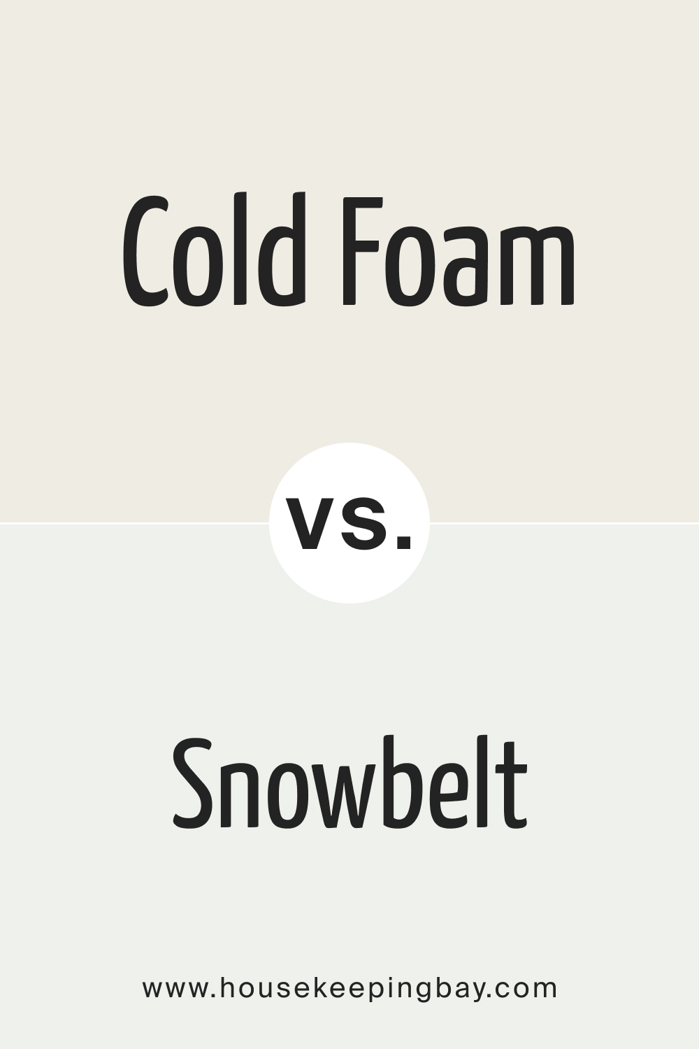 SW 9504 Cold Foam vs SW 9623 Snowbelt