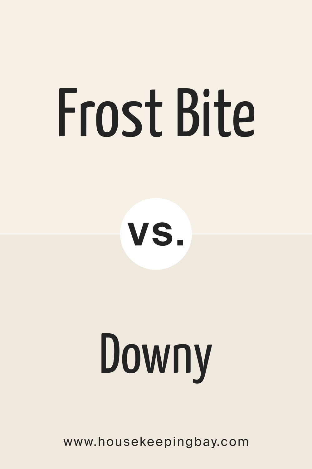 SW 9505 Frost Bite vs SW 7002 Downy