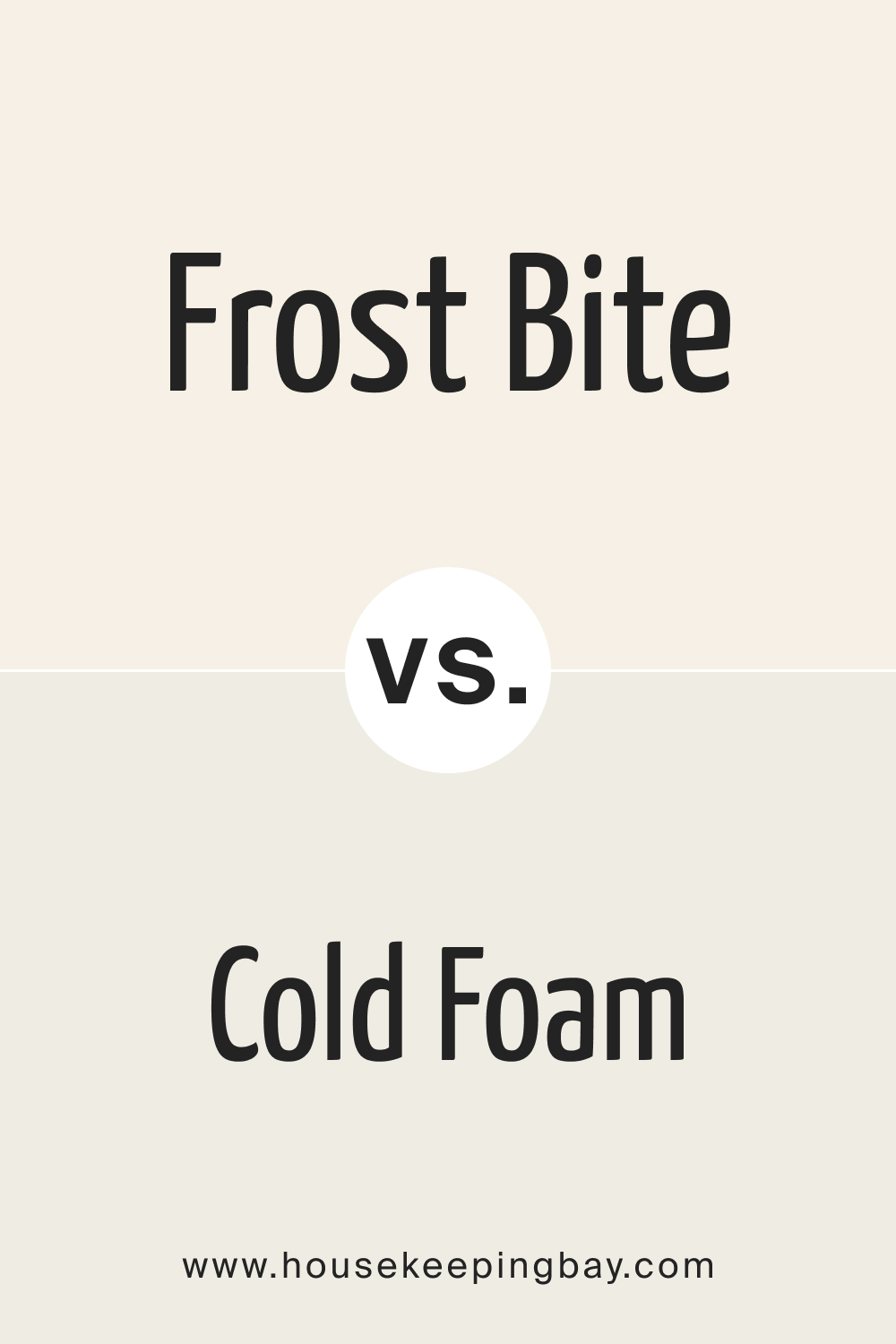 SW 9505 Frost Bite vs SW 9504 Cold Foam