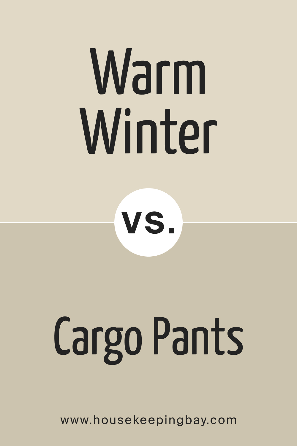 SW 9506 Warm Winter vs Cargo Pants SW 7738