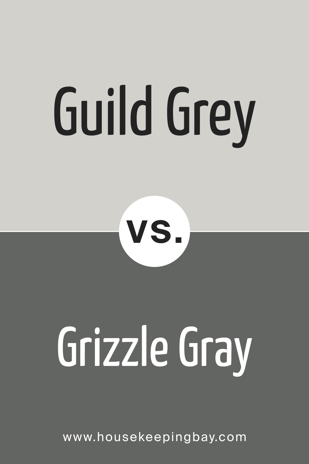 SW 9561 Guild Grey vs SW Grizzle Gray