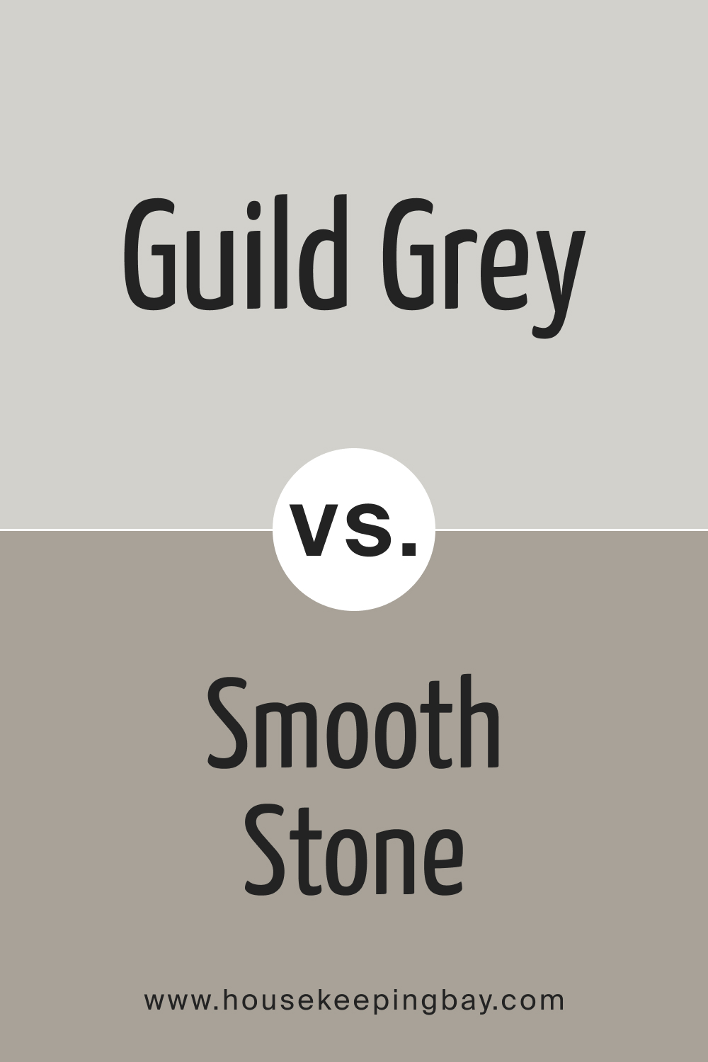 SW 9561 Guild Grey vs SW Smooth Stone
