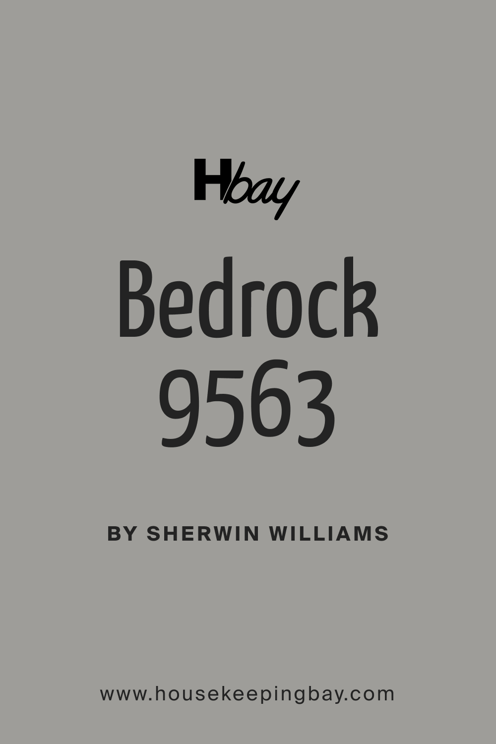 SW 9563 Bedrock Paint Color by Sherwin Williams