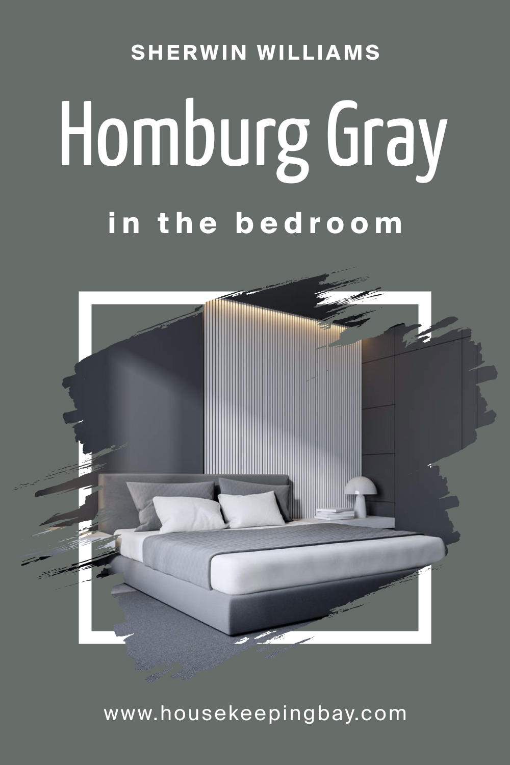 Sherwin Williams. SW 7622 Homburg Gray For the bedroom