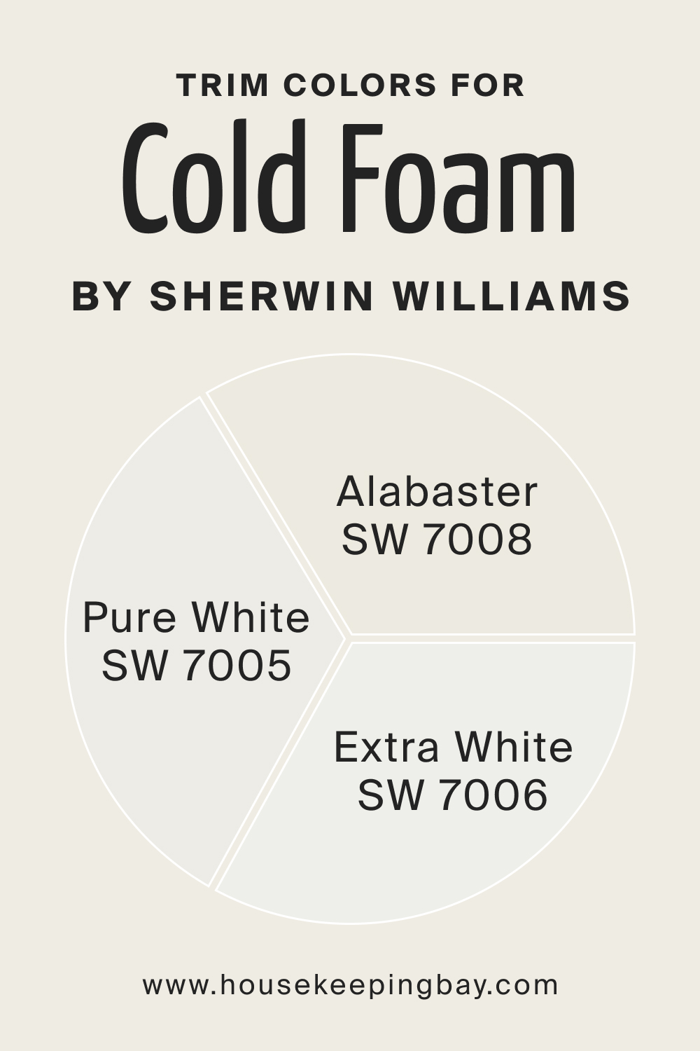 Trim Colors of SW 9504 Cold Foam by Sherwin Williams