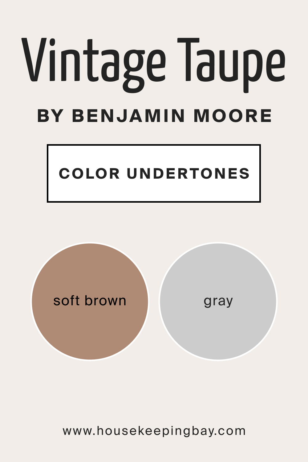 Vintage Taupe 2110 70 by Benjamin Moore Undertones