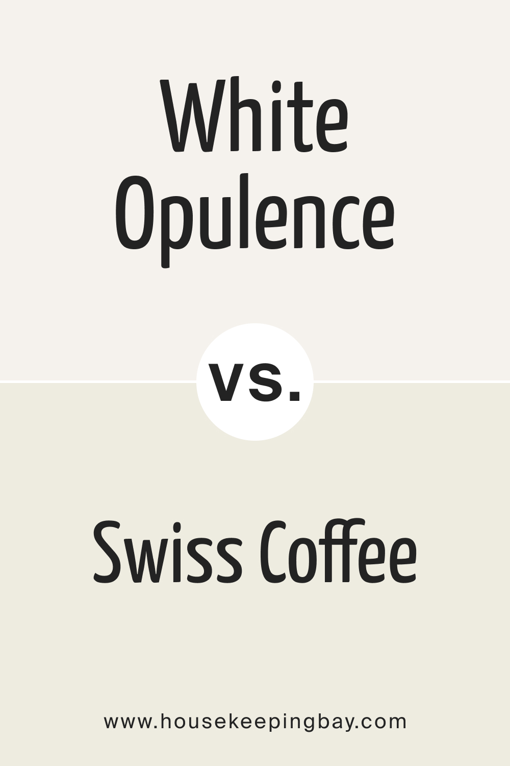 White Opulence OC 69 vs BM Swiss Coffee OC 45