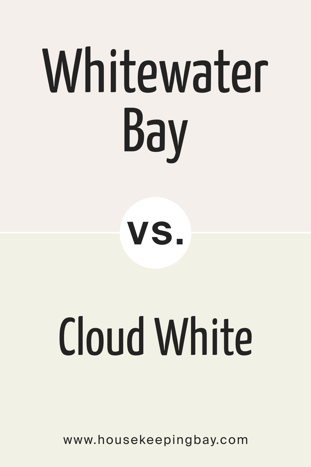 Whitewater Bay OC 70 vs OC 130 Cloud White