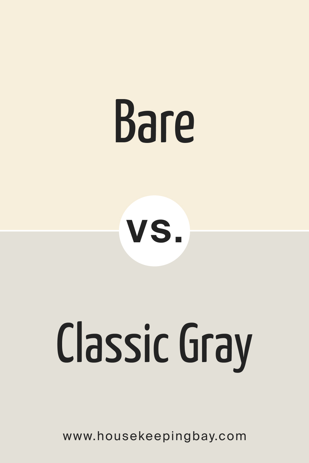Bare OC 98 vs. BM Classic Gray 1548