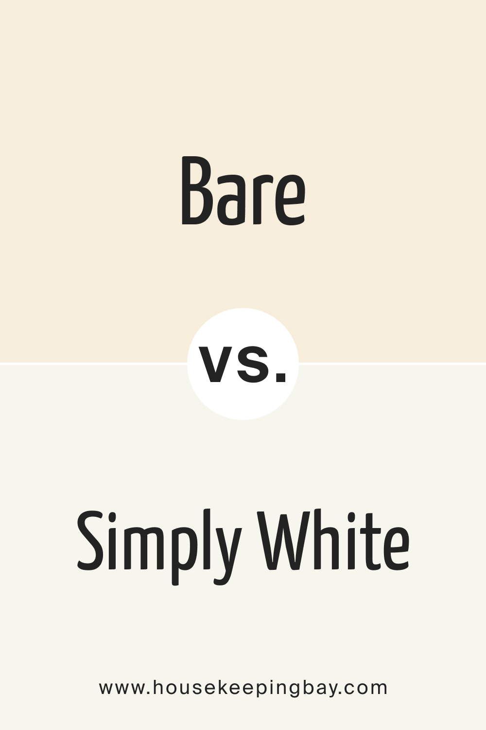 Bare OC 98 vs. OC 117 Simply White