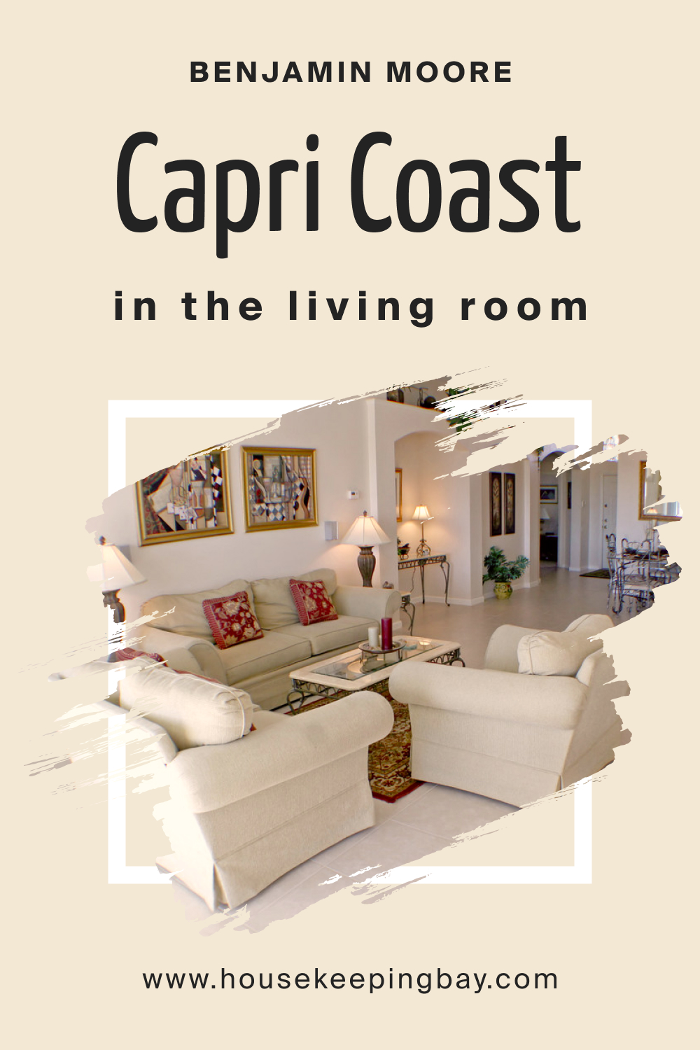 Benjamin Moore. Capri Coast OC 87 in the Living Room