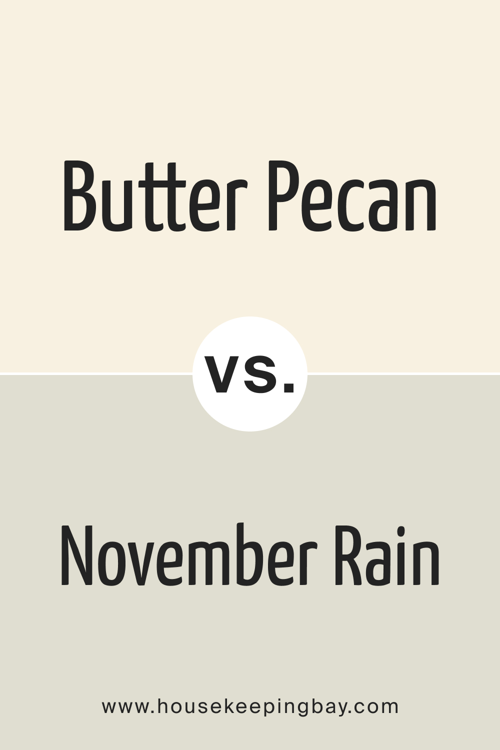 Butter Pecan OC 89 vs. OC 50 November Rain