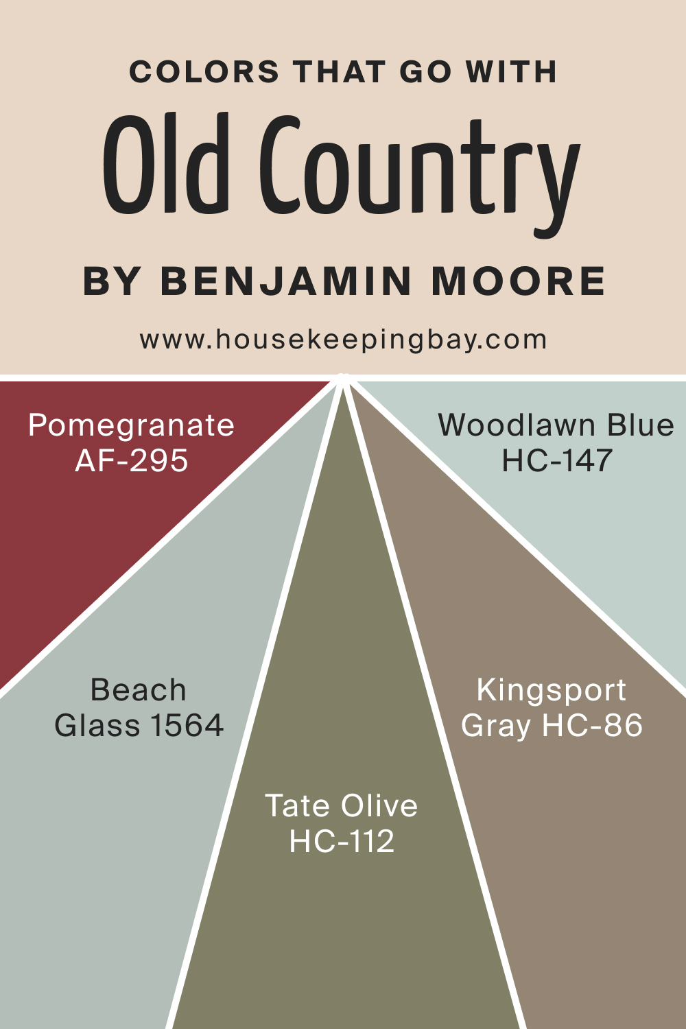 Colors that goes with Old Country OC 76 by Benjamin Moore