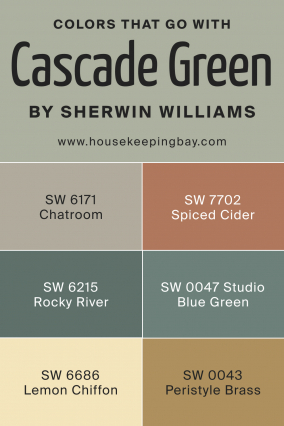 Cascade Green SW 0066 Paint Color by Sherwin-Williams