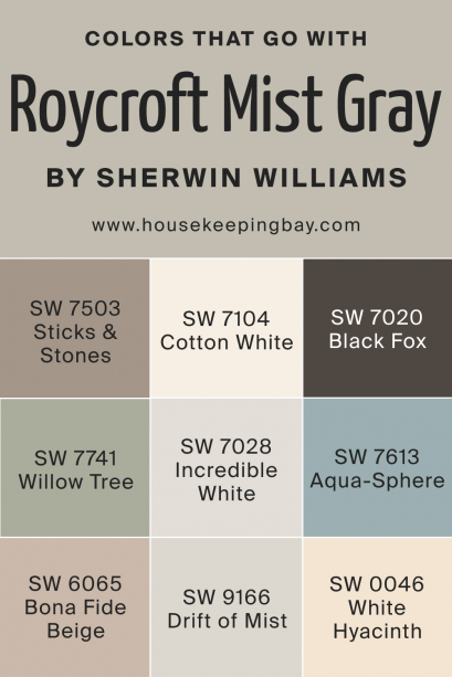 Roycroft Mist Gray SW 2844 Paint Color by Sherwin-Williams ...