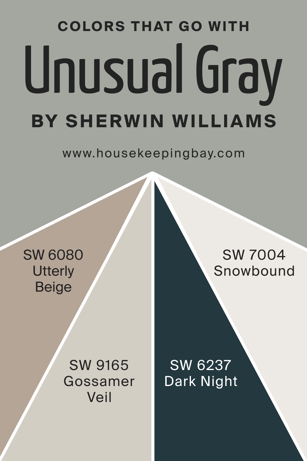 Colors that goes with SW 7059 Unusual Gray by Sherwin Williams