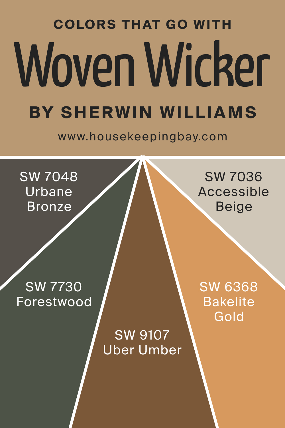 Colors that goes with SW 9104 Woven Wicker by Sherwin Williams