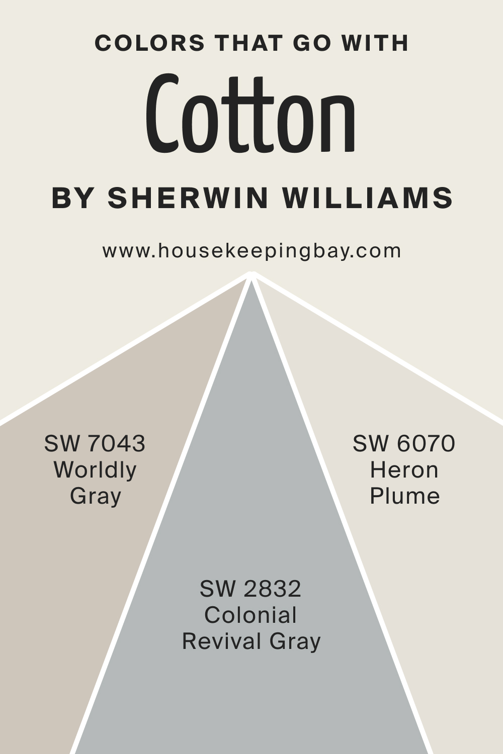 Colors that goes with SW 9581 Cotton by Sherwin Williams