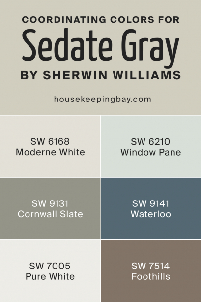 Sedate Gray SW 6169 Paint Color by Sherwin-Williams - Housekeepingbay