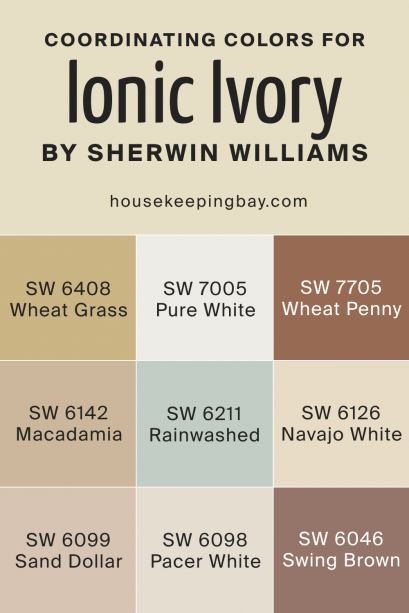 Ionic Ivory SW 6406 Paint Color by Sherwin-Williams