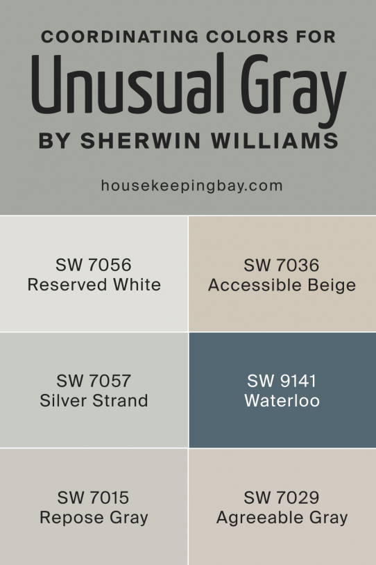 Unusual Gray SW 7059 Paint Color by Sherwin-Williams