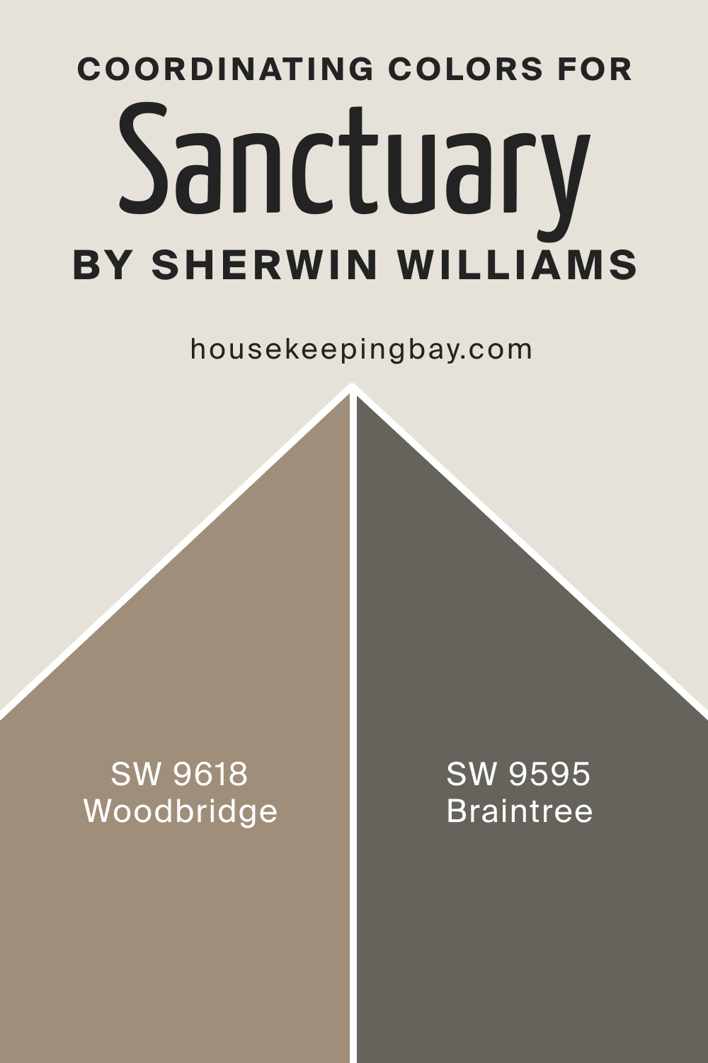 Coordinating Colors for SW 9583 Sanctuary by Sherwin Williams