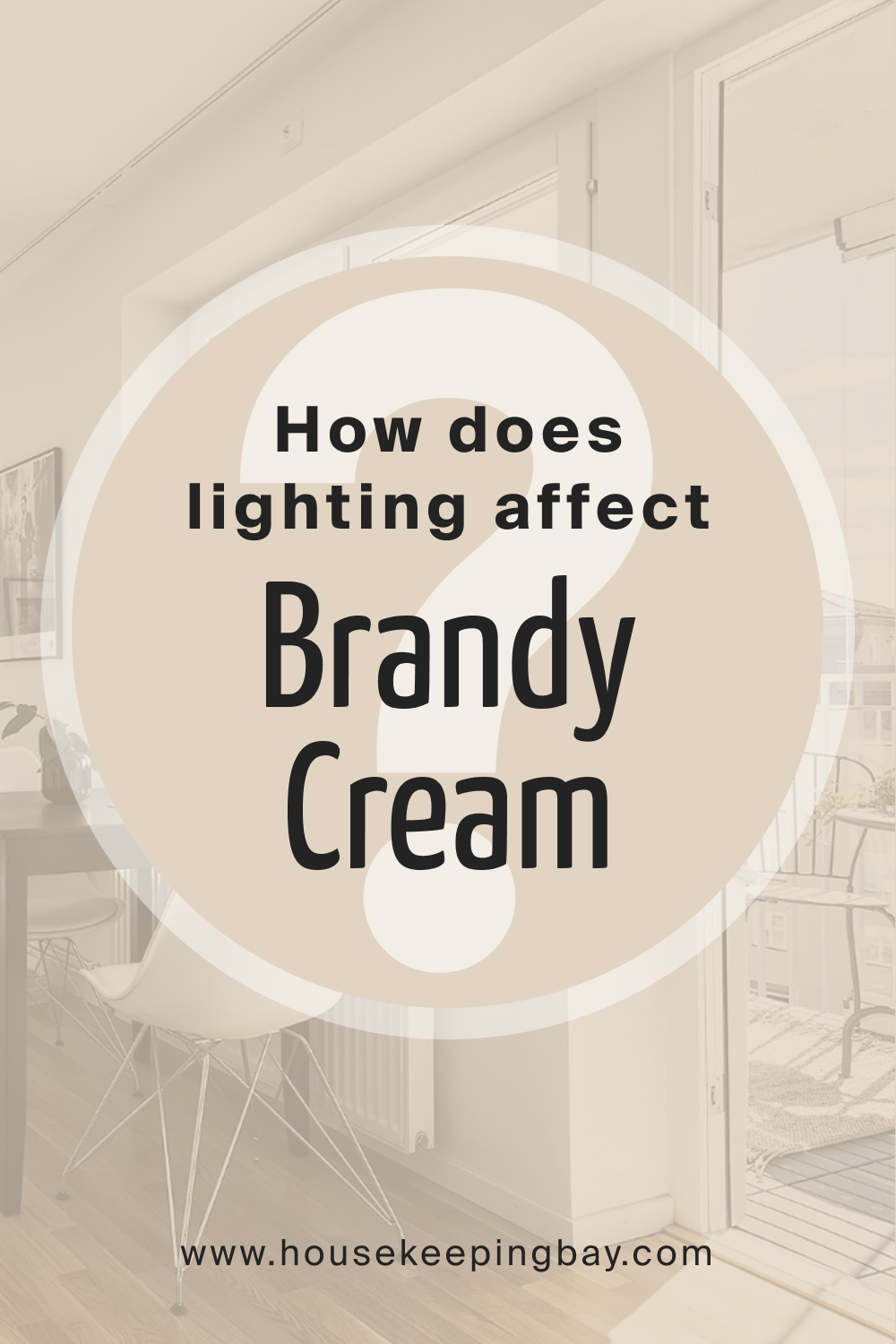 How does lighting affect Brandy Cream OC 4