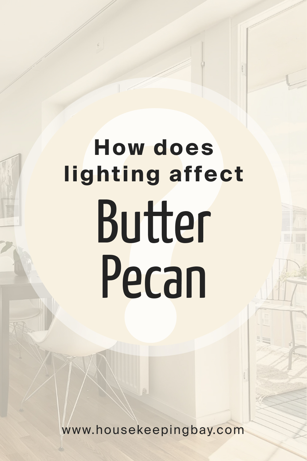 How does lighting affect Butter Pecan OC 89
