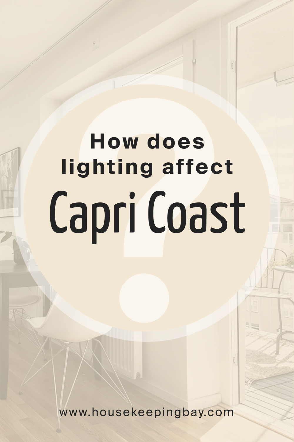 How does lighting affect Capri Coast OC 87