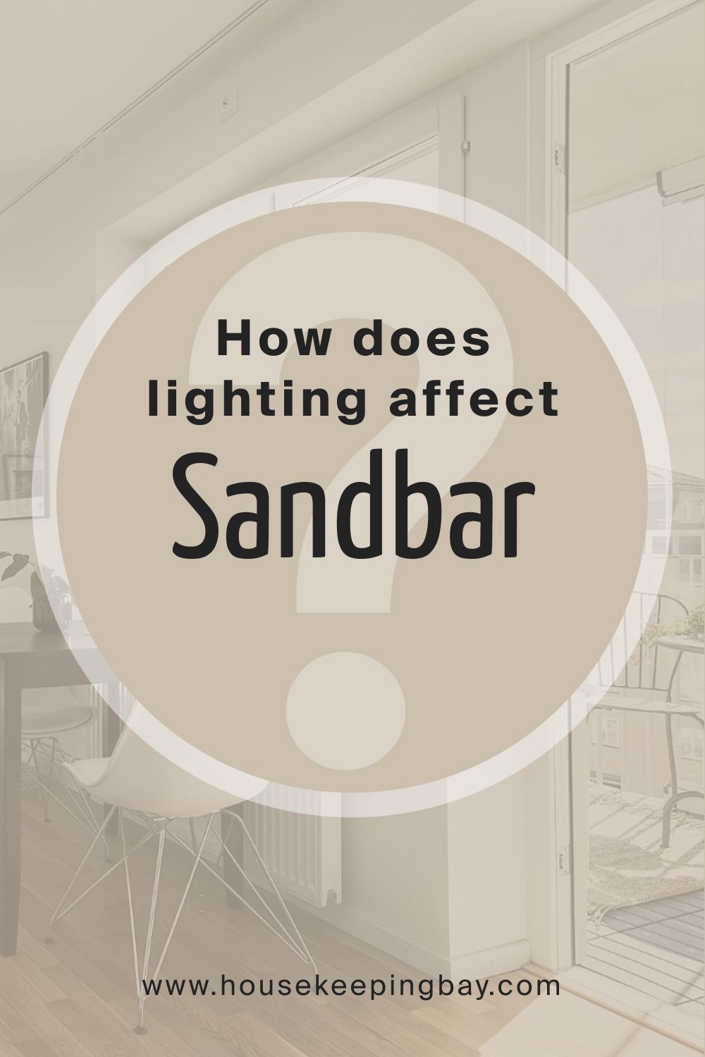 How does lighting affect SW 7547 Sandbar