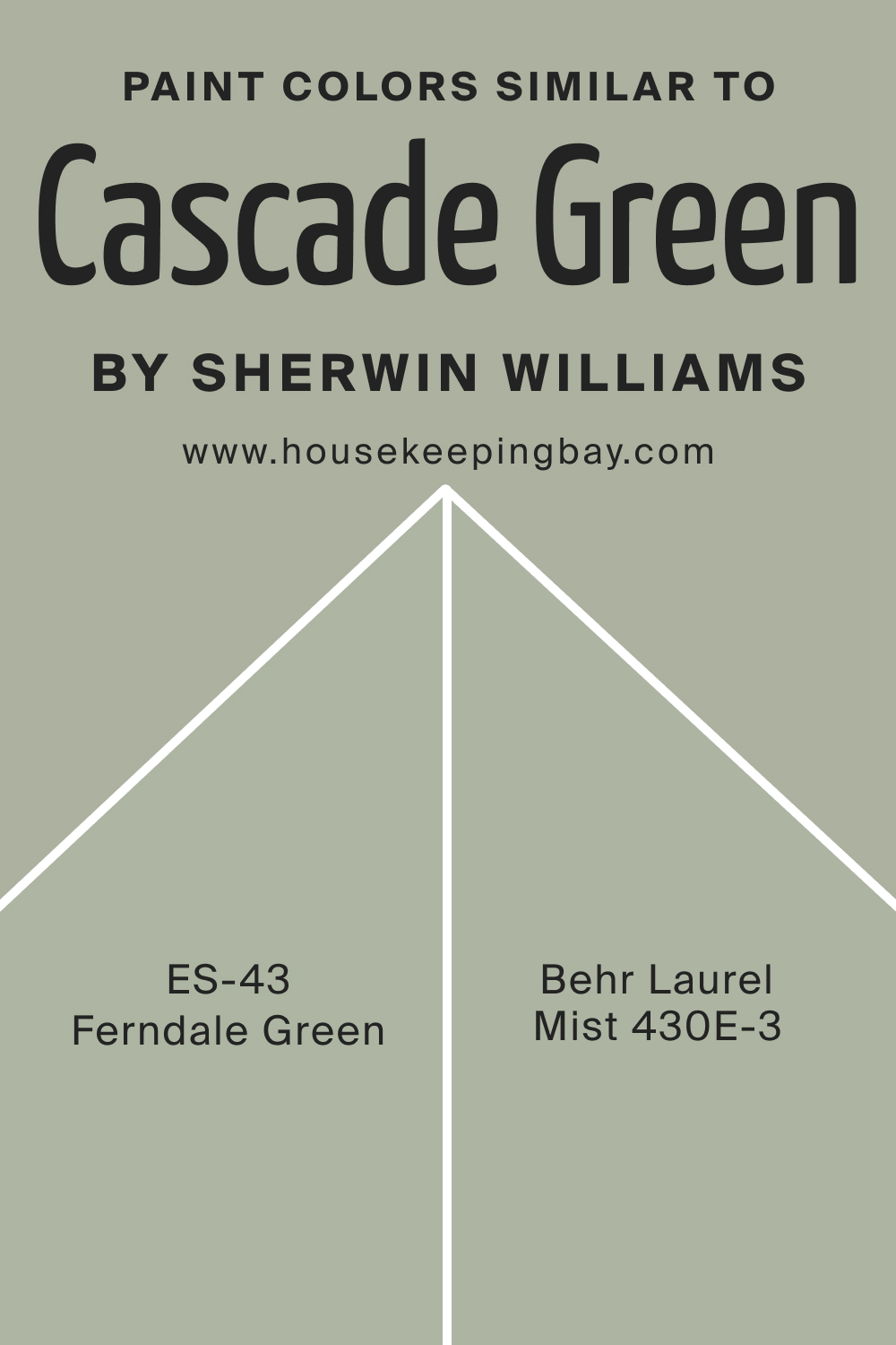 Paint Color Similar to SW 0066 Cascade Green by Sherwin Williams