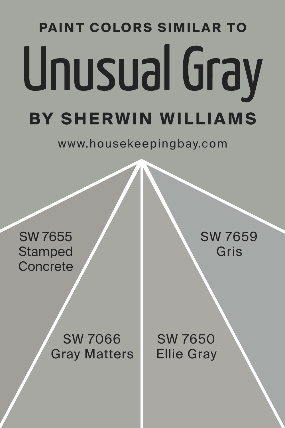 Paint Color Similar to SW 7059 Unusual Gray by Sherwin Williams