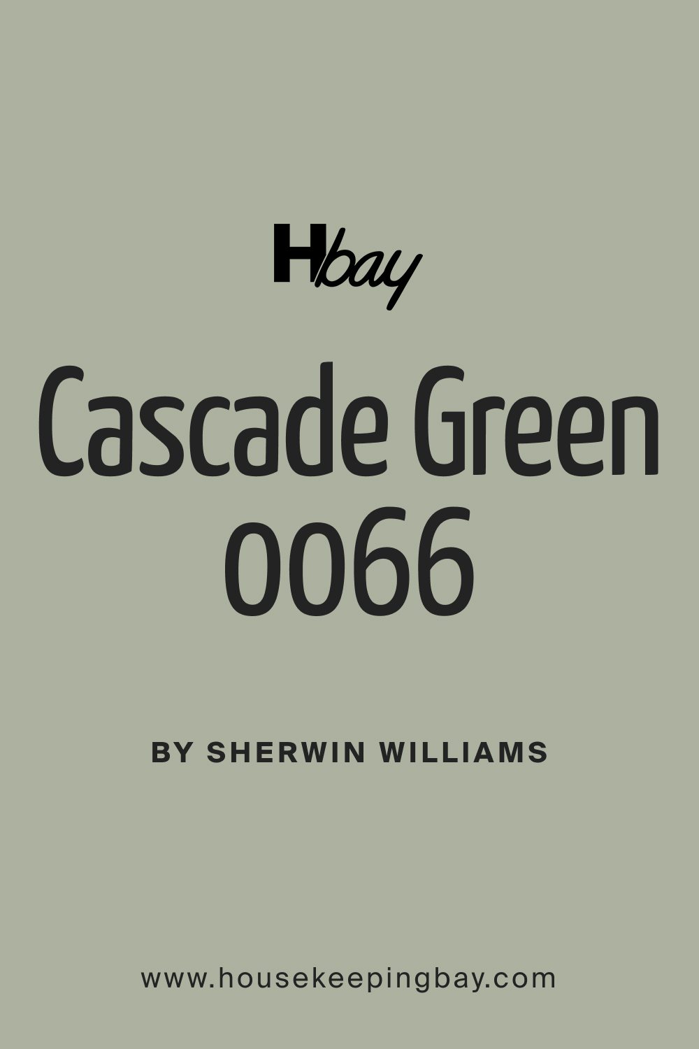 SW 0066 Cascade Green Paint Color by Sherwin Williams