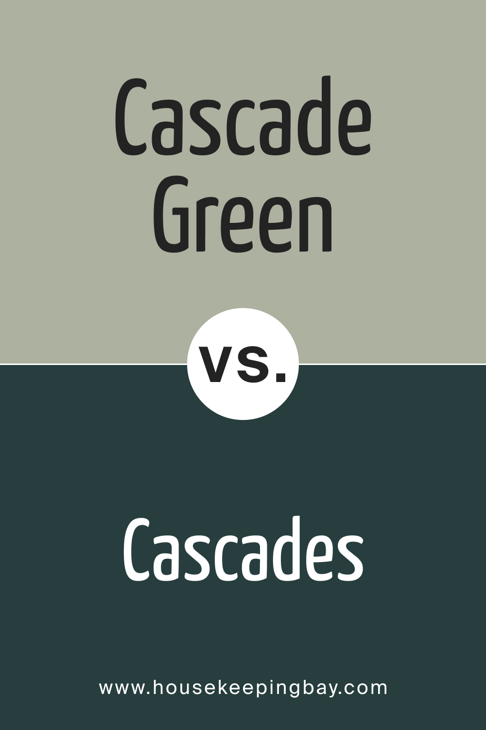 SW 0066 Cascade Green vs. SW 7623 Cascades