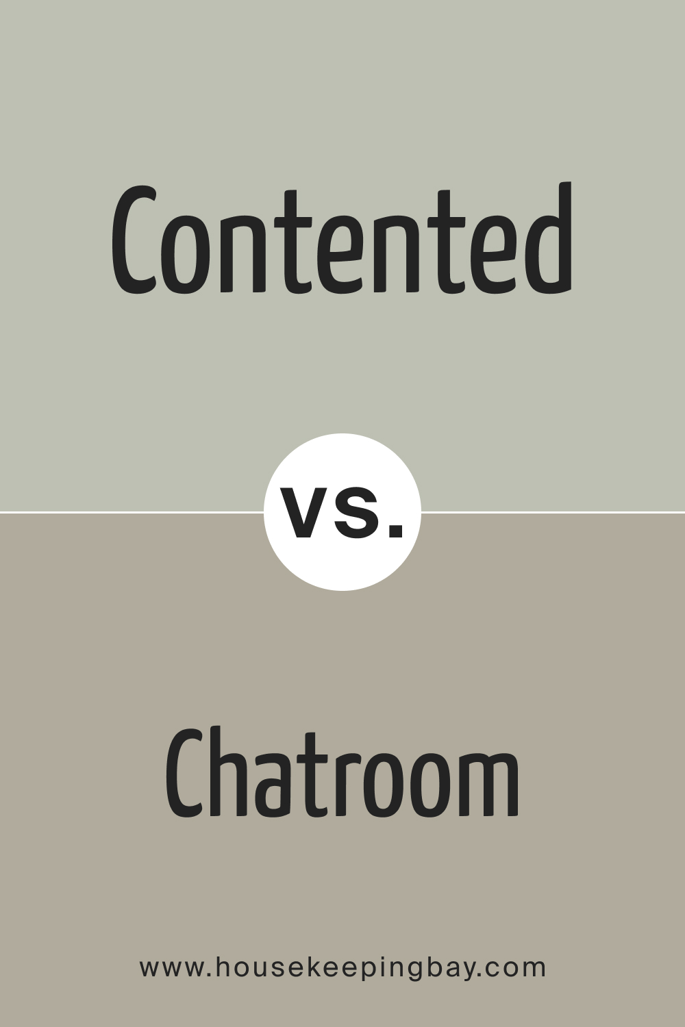 SW 6191 Contented vs. SW 6171 Chatroom