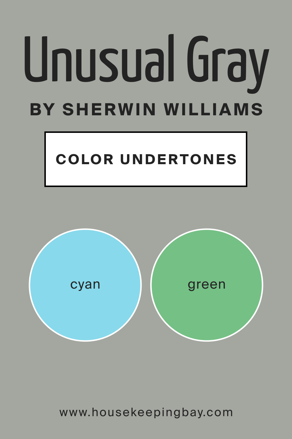 SW 7059 Unusual Gray by Sherwin Williams Color Undertone