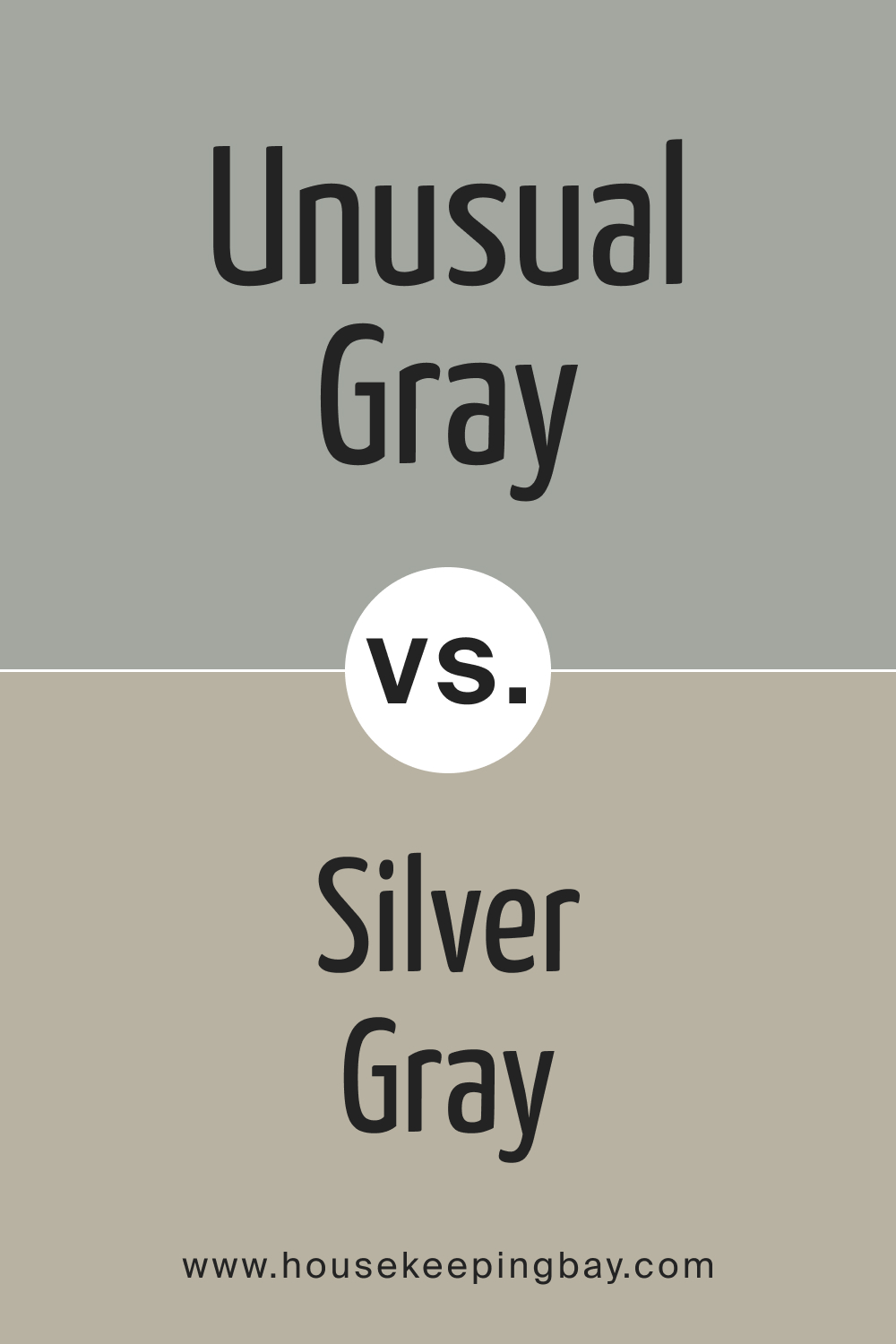 SW 7059 Unusual Gray vs. SW 0049 Silver Gray